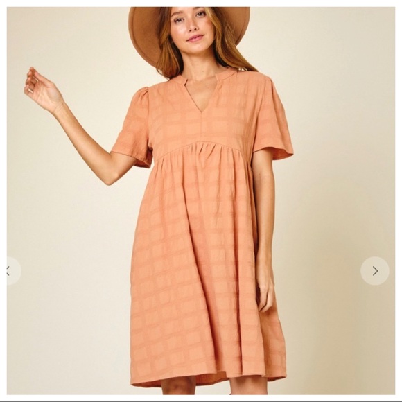 #18 100% Cotton Boho Chic Midi Dress - Picture 3 of 5